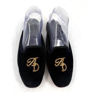Rare Babe Didrickson Womens Slip ON Mules Velvet Leather Lined Size 7.5